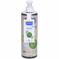 Gel Lavant - Mustela - 400ml - Bio - Sans Parabène - Corps et Cheveux