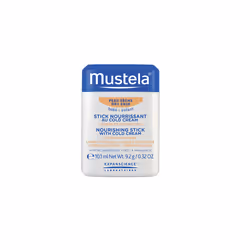 Mustela Hydra-Stick, Beaume pour les lèvres, Incolore, Unisexe, Peau très sèche, Hydratant, Nourrissant, Adoucissant, Vase