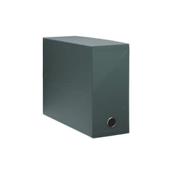 Oxford - Boîte de classement carton standard dos 12 cm verte - Lot de 5