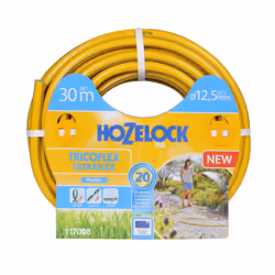 Hozelock Tuyau Tricoflex Ultraflex de 30 m (ø 12.5 mm), 30 m, Gris, Jaune, Tuyau seulement, PVC, 1,25 cm, France