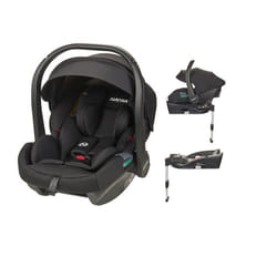 Siège auto bébé NANIA Rimini 40-87 cm R129 i-Size –naissance à 13 kg Appuie-tête réglable –insert lombaire +Base isofix