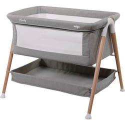 Berceau - NANIA - MANDY - Gris / Bois - Jusquà 9 kg