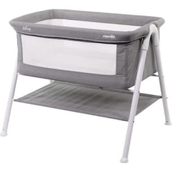 Berceau bébé NANIA HILLARY - Dès la naissance - 9 Kg max - Matelas 3cm dépaisseur inclus - Espace de rangement sous le berceau