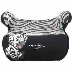 Nania Alpha Réhausseur bas voiture enfant 6-12 ans 126-150 cm Réhausseur Siège Auto Compact et Léger (< 1 kg) Installation
