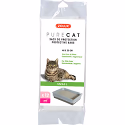 12 Sacs de protection pour bac à litière 46 x 30 cm pour chat dimension 46 x 30 cm. Sacs de protection pour bac à chat, afin  ...