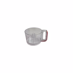 Bol hachoir rouge pour Robot. Référence de la pièce : MS-5A07401, Marque : MOULINEX.