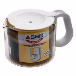 Verseuse avec couvercle pour cafetière, Expresso SEB Couvercle avec système anti-goutte,compatible micro-onde. Verseuse d'ori ...