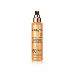 Lierac Sunissime spf30 150ml, Lait de protection solaire, Corps, Bouteille, Anti-âge, Protection, Lissage, Crème anti-âge, 15 ...