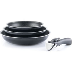 ARTHUR MARTIN Set 3 poeles 20/24/28cm tous feux dont induction