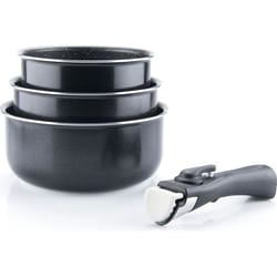 ARTHUR MARTIN Set 3 casseroles 16/18/20cm tous feux dont induction