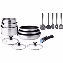 Batterie de cuisine ARTHUR MARTIN 15 pcs amovible