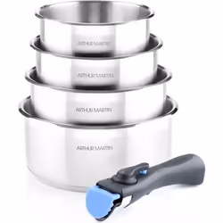 Batterie De Cuisine Inox 5 Pcs Arthur Martin 5589