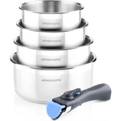 Batterie De Cuisine Inox 5 Pcs Arthur Martin 5589