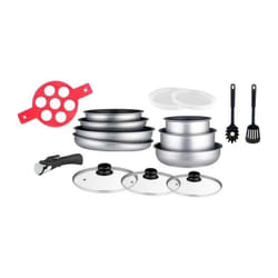 Batterie de cuisine Arthur Martin AM3950 16 pieces - Aluminium - Poignée amovible - Tous feux dont induction