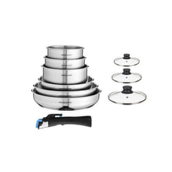 Batterie De Cuisine Inox 10 Pcs Arthur Martin 5540