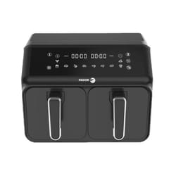 Friteuse sans huile Fagor Airfryer 2 cuves de 4L - 2200W - 8 programmes - Noir