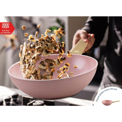 Wok - Tous Feux Dont Induction - Arthur Martin - Am4944 - Revetement Céramique - Ø 28 Cm - Rose