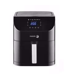 La friteuse sans huile Fagor FGAF8L Air Fry d'une capacité de 8 L et d'une puissance de 1800 W est équipée de 7 programmes pr ...