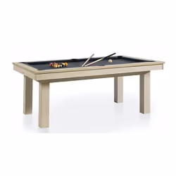 Billard transformable en table René Pierre LAFITE Oslo - Drap Gris Ardoise