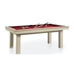 Billard transformable en table René Pierre LAFITE Oslo - Drap rouge