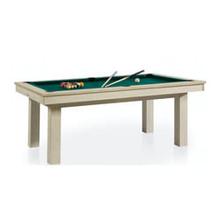 Billard transformable en table René Pierre LAFITE Oslo - Drap vert - Ardoise monobloc - Fabrication française