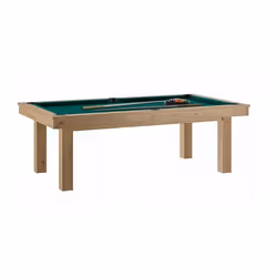 Billard transformable en table - René Pierre - LAFITE Chene Sable - Drap Vert - 155 kg