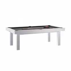Billard transformable en table René Pierre LAFITE Blanc - Drap Gris Ardoise