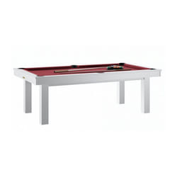 Billard transformable en table René Pierre LAFITE Blanc - Drap Rouge