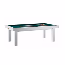 Billard transformable en table René Pierre LAFITE Blanc - Drap Vert