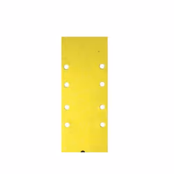 12 x abrasif rectangulaire Grain 40 Papier abrasif corindon pour le ponçage du bois, peinture, vernis, métal, mastic et plast ...