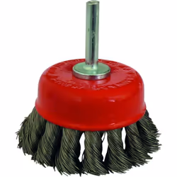 Brosse sur tige meches torsadees diametre ext 70 mmBROSSE CIRCULAIRE SUR TIGE Pour surfaces planes Mèches torsadées Ø extérie ...
