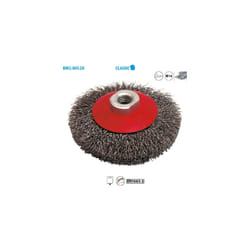 Leman - Brosse cuvette fil acier ondulé pour métal Classic ø 115 Fil 0,30 Boite de 4
