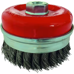 BROSSE FORME COUPE avec ALESAGE Pour meuleuse Ø 115/125 mm BROSSE FORME COUPE avec ALESAGE Pour meuleuse Ø 115/125 mm Décapag ...