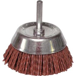 Brosse conique D.50 / tige de 6X30 fil nylon GR80
