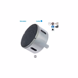 Trépan diamanté D. 35 mm Ht. 35 mm pour carrelage - perçage à eau - LEMAN - 62.035