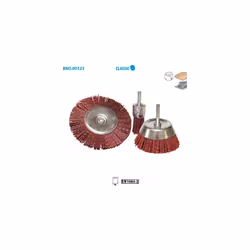 Lot de 3 brosses fil nylon Classic