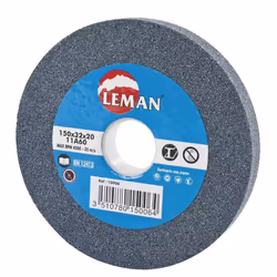 Meule vitrifiée grise à sec D. 150 x Al. 32 x Ep. 20 mm Gr. 60 - LEMAN - 15006