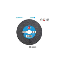 Leman - Meule vitrifiée grise pour métal Classic ø 150 Grain 24 Alésage 32 Ep. 25