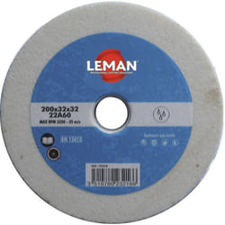 Meule touret blanche 200X32X32 finition GR60 vitrifiée corindon