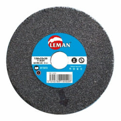 Leman - Meule touret vitrifiee grise corindon D.250x32 mm Al.32 mm grain 60