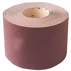 Rouleau toilé souple corindon brun 100 mm x 25 m Gr. 150 pour bois et métal. Bois, Peinture, Métal, Plastique. Corindon. Toil ...