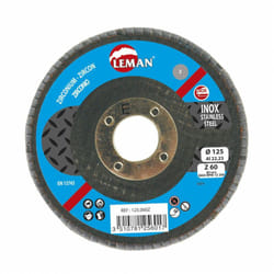 Leman - disque a lamelle bombe 115 grain 60 zirconium -- gamme pro