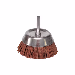 Brosse conique fil nylon Classic ø 50 ø Queue 6 Long. Queue 30 Grain 80 Boite de 1