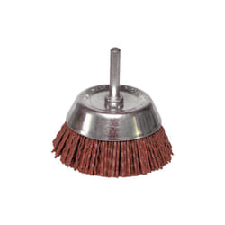 Brosse conique fil nylon Classic ø 50 ø Queue 6 Long. Queue 30 Grain 80 Boite de 1