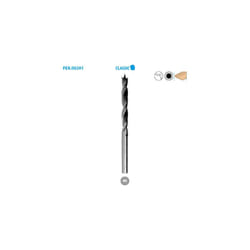 Foret hélicoïdal bois perçage Classic ø 4 Long. 75 Long. Utile 40mm