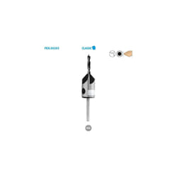 Foret hélicoïdal + Fraisoir hss bois perçage Classic ø 6 Long. 90 Long. Utile 50mm