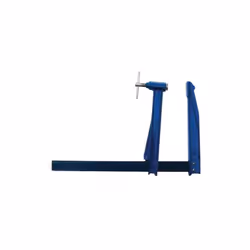 Leman - Lot de 2 Serre-joint à pompe saillie large 40x10 400mm • Saillie large permettant les serrages profonds comme les cai ...