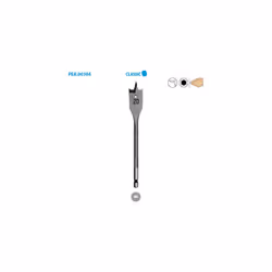 Mèche plate bois perçage Classic ø 24 Long. 150mm