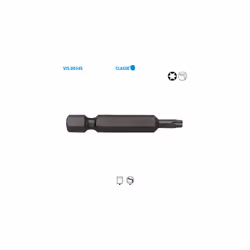Boîte de 15 embouts de vissages série longue 1/4'' TORX® T10 Long. 50mm