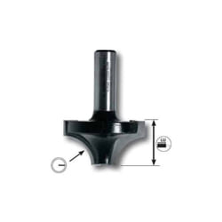 Méches 1/4 de rond queue ø 8 mm - 4248 - 23 mm - 8 mm - 12 mm - 6 mm - Leman